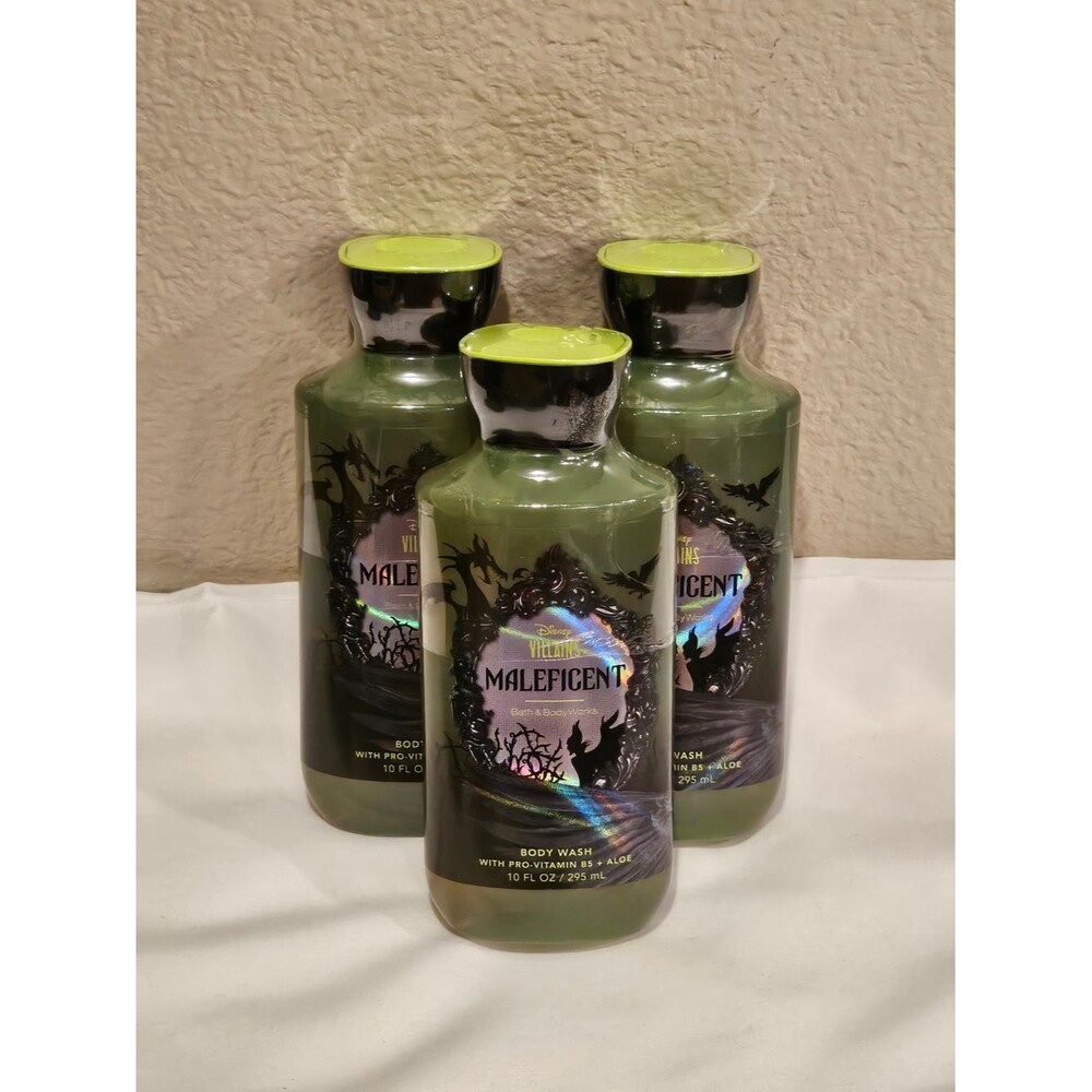 NWT Disney Villains Maleficent Body Wash (3-Pack)